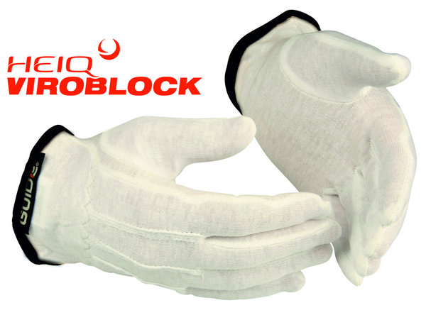 TexShield Stoffhandschuhe "Protect" mit HeiQ Viroblock Imprägnierung - Größe 10  -ABVERKAUF-